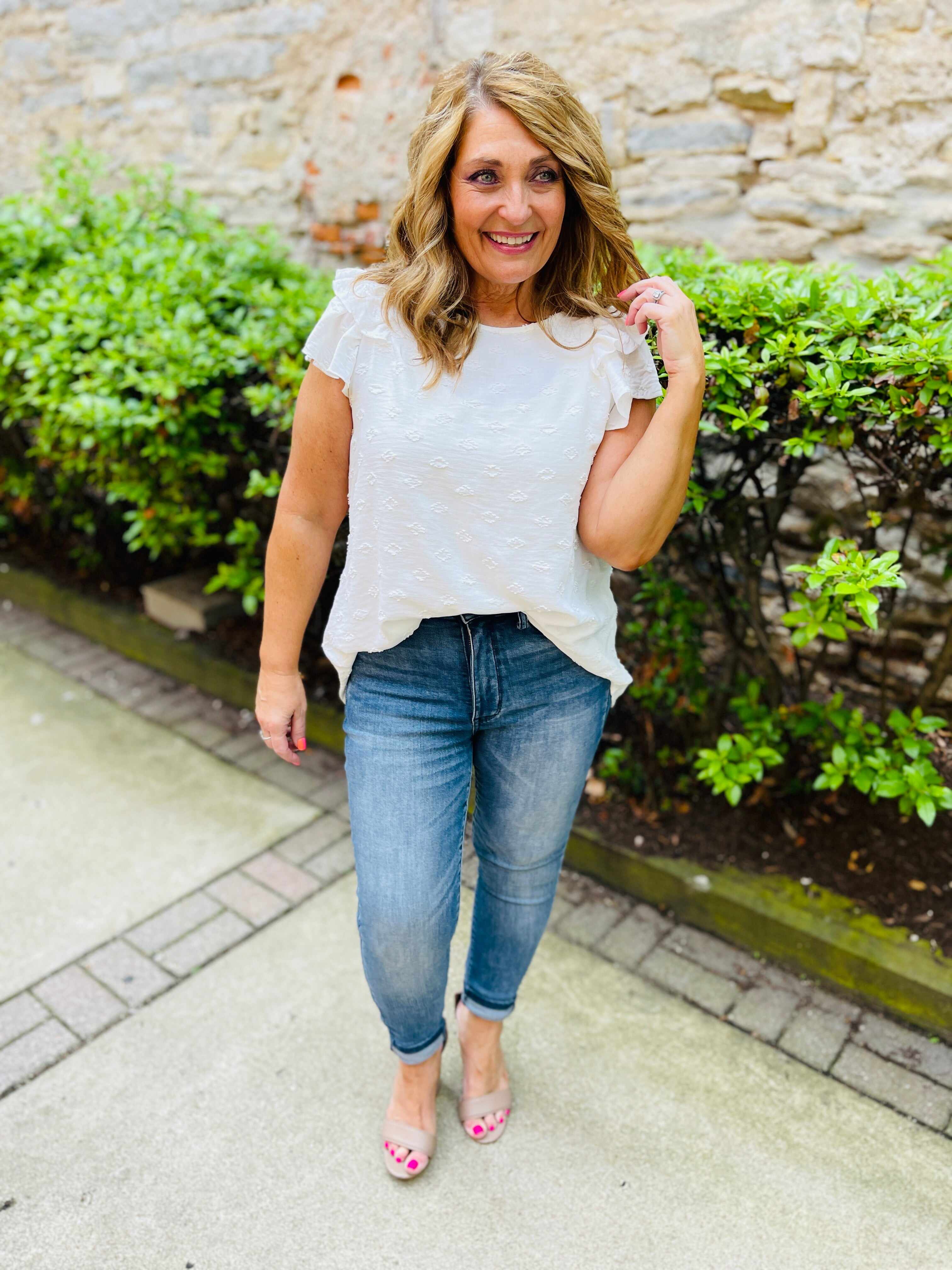 Tummy Control Skinny Jeans in Reg/Curvy Total Infatuation Restock