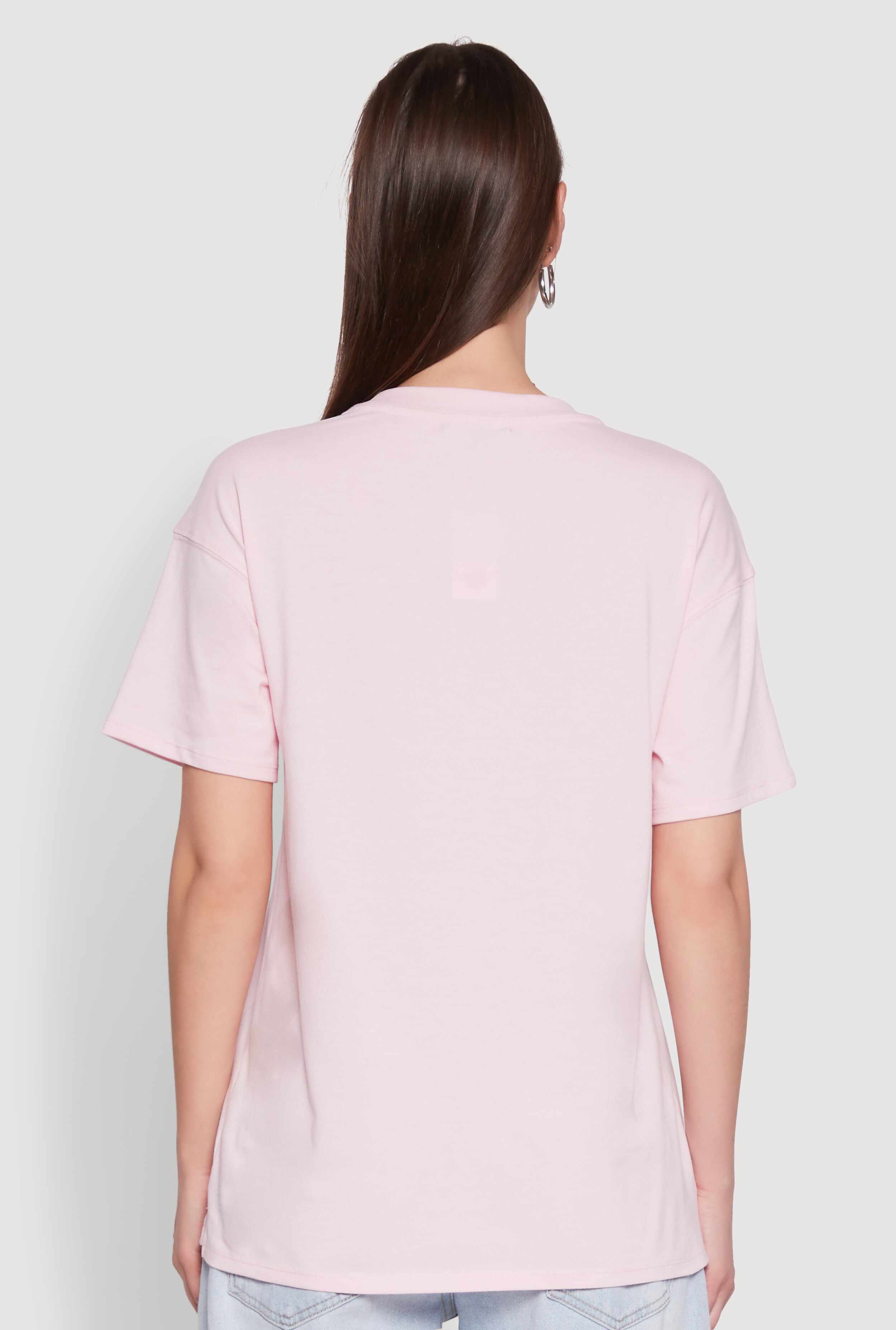 Almost Famous Rhinestone Graphic T-Shirt