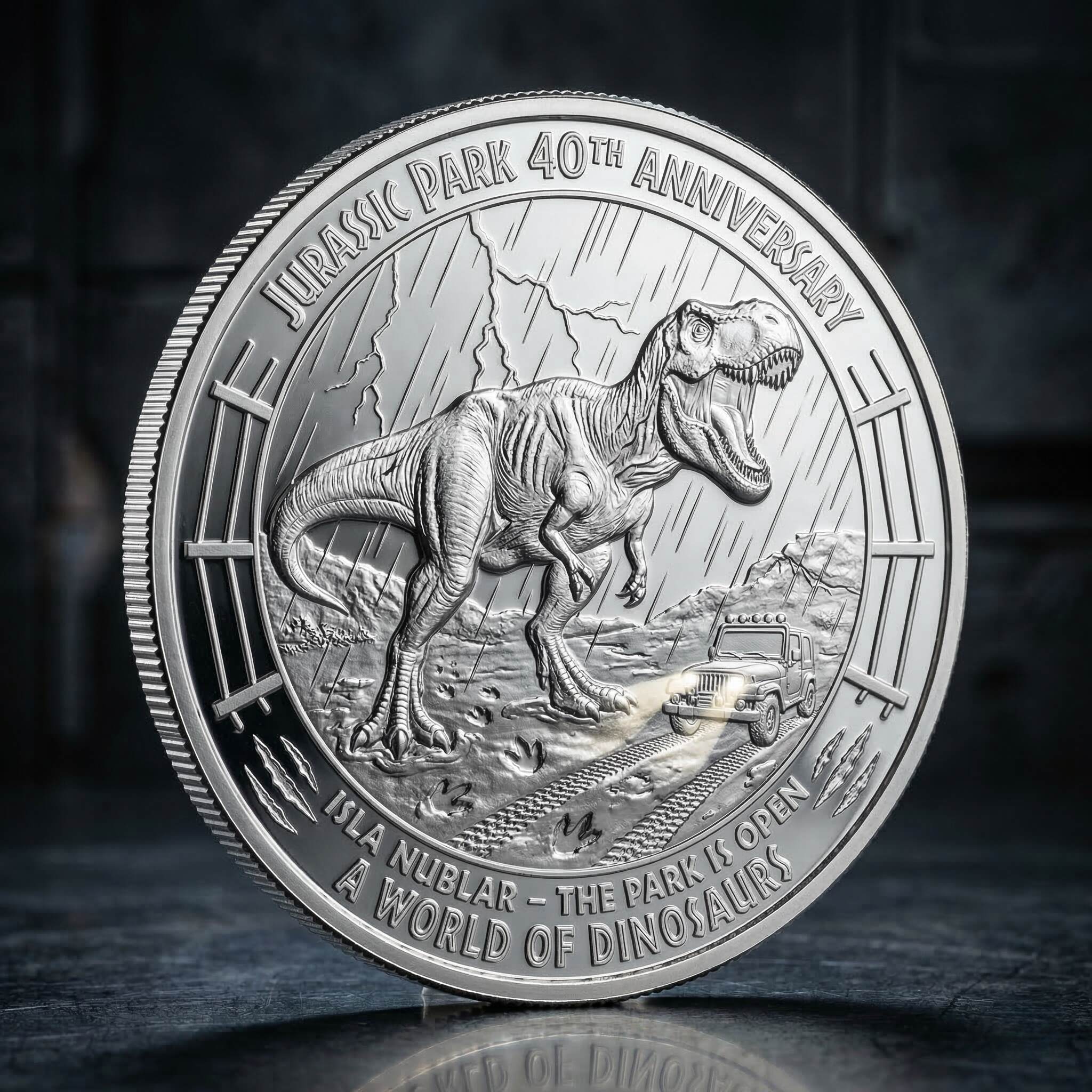 Jurassic Park Legacy Isla Nublar Commemorative Coin
