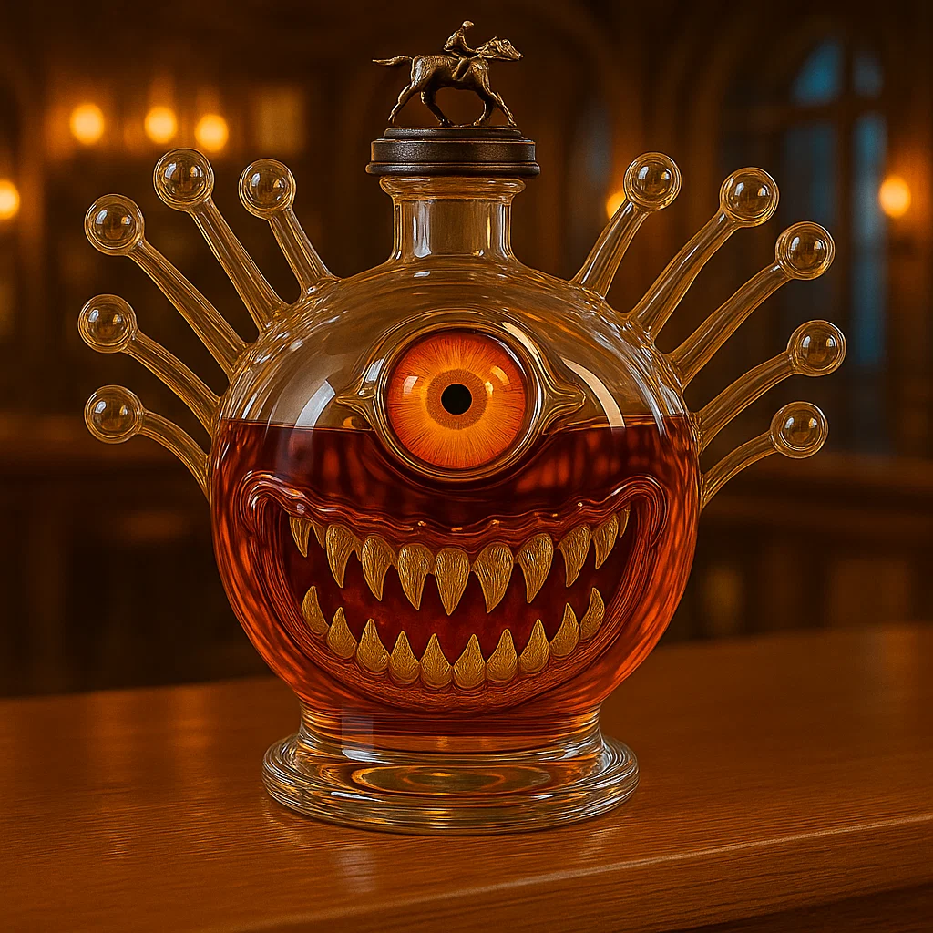 DND Beholder Whiskey Bottle