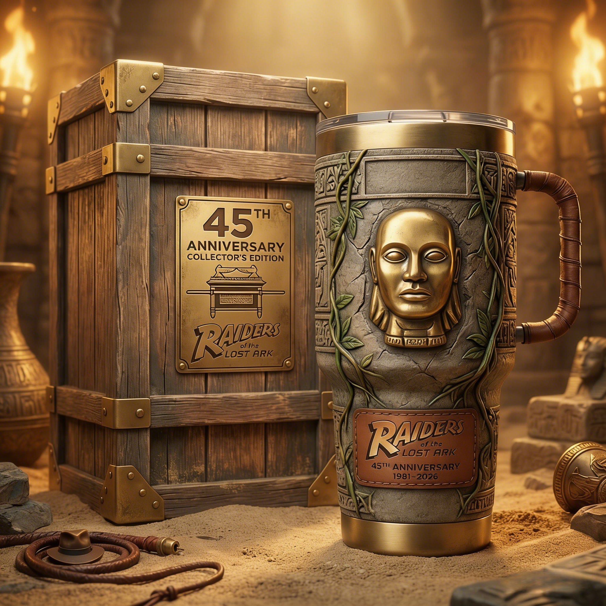 Raiders of the Lost Ark 45th Anniversary Commemorative Tumbler