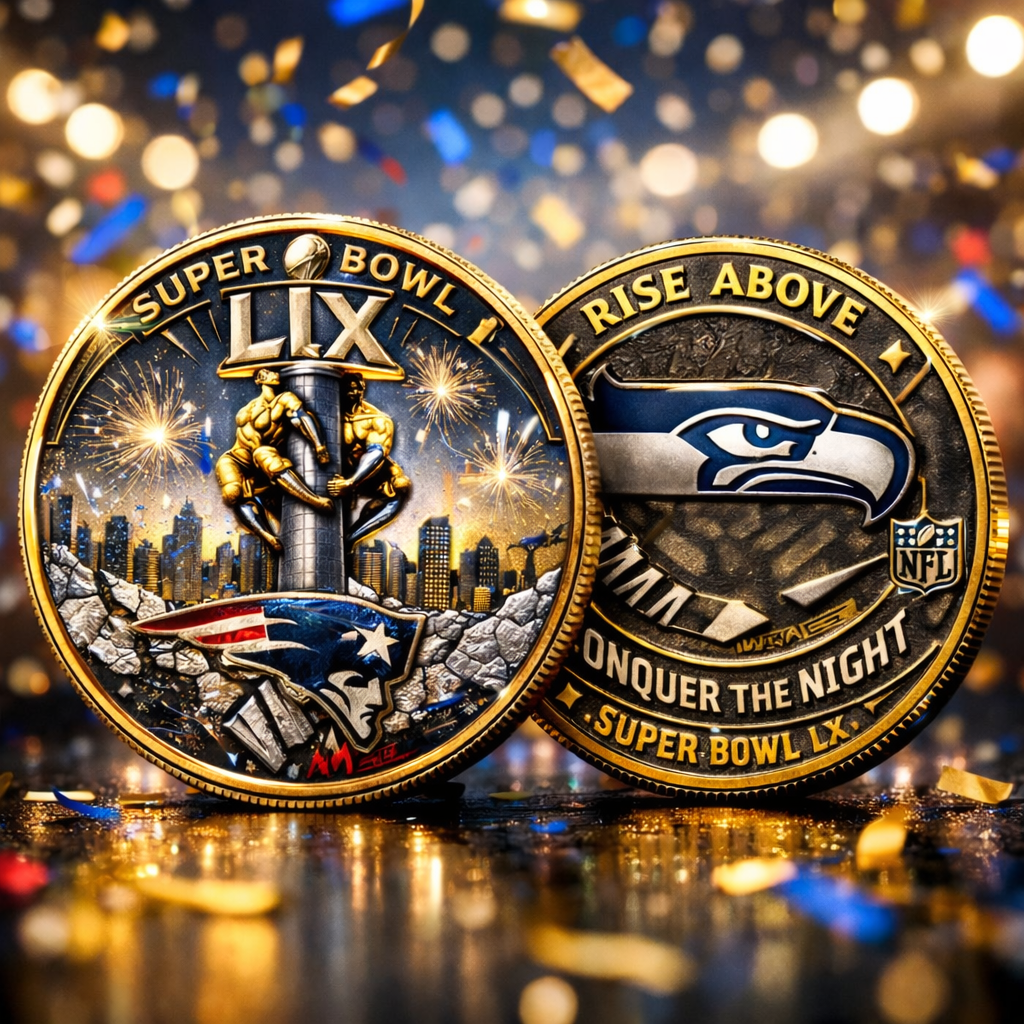 Super Bowl LIX “Rise & Conquer” Limited Collector Coin