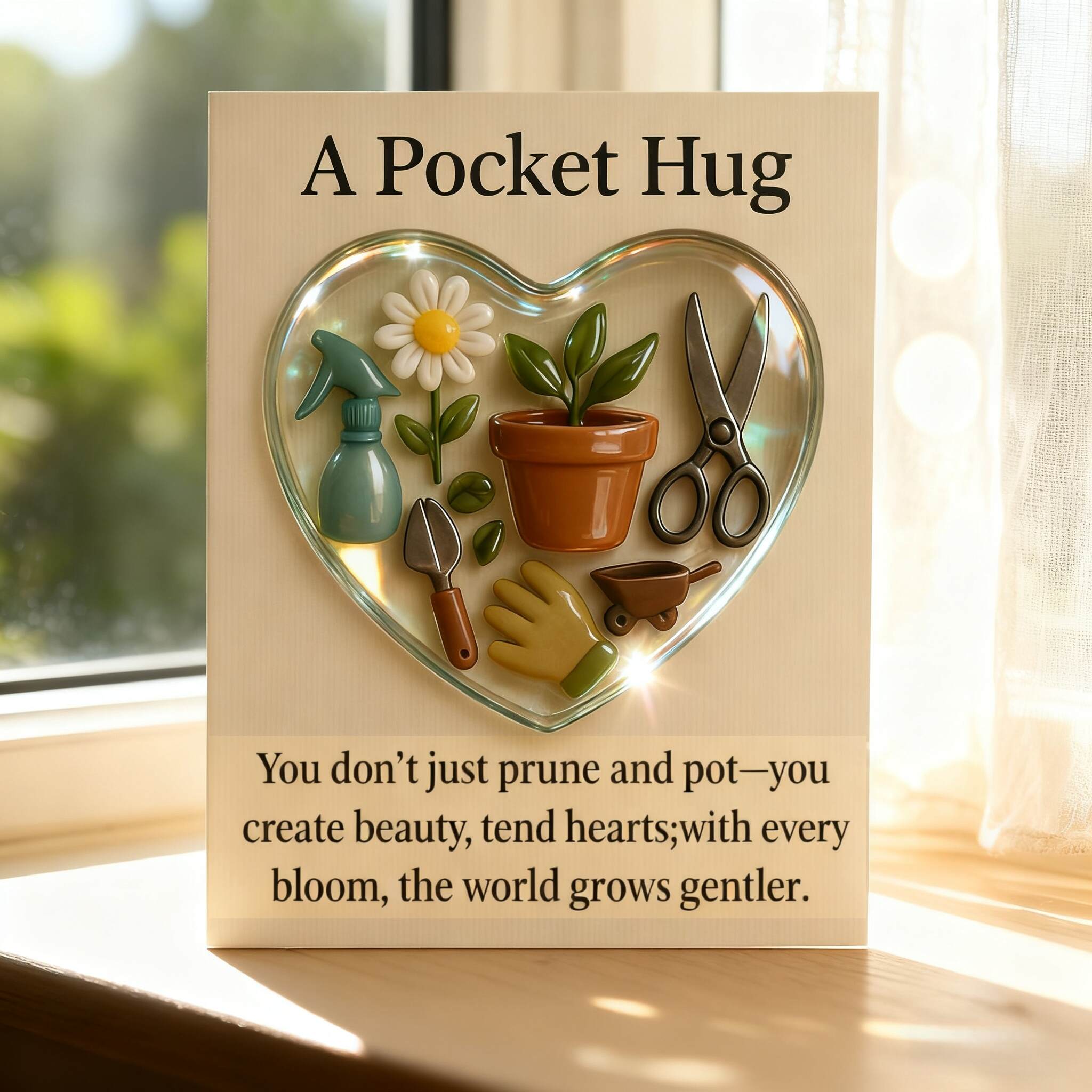 A Pocket Hug — “Create Beauty” Edition