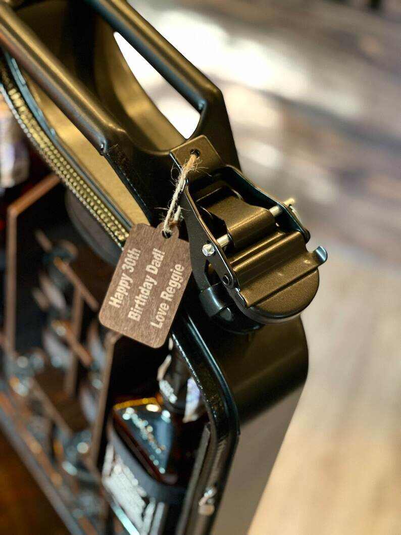 20 L Metal Jerry Can Mini Bar, For 4 People, Personalised Original Gift For a Man, Custom Fuel Bar, Camping Mini Bar, Portable Bar Case