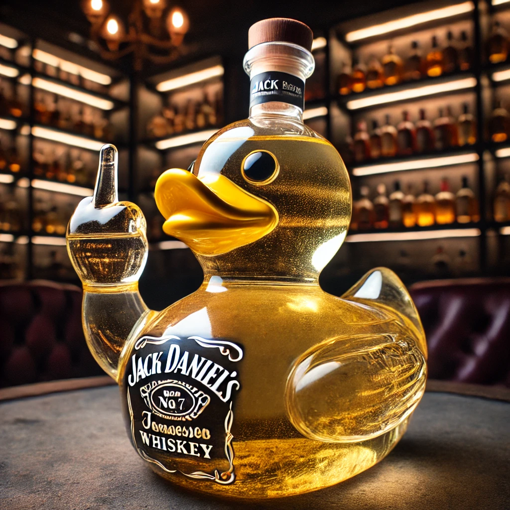 Middle Finger Duck Bottle