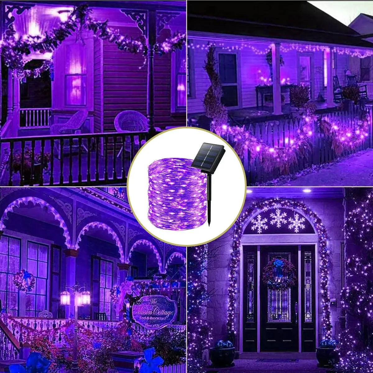 Solar LED Fairy String Lights for Outdoor Garden Decor