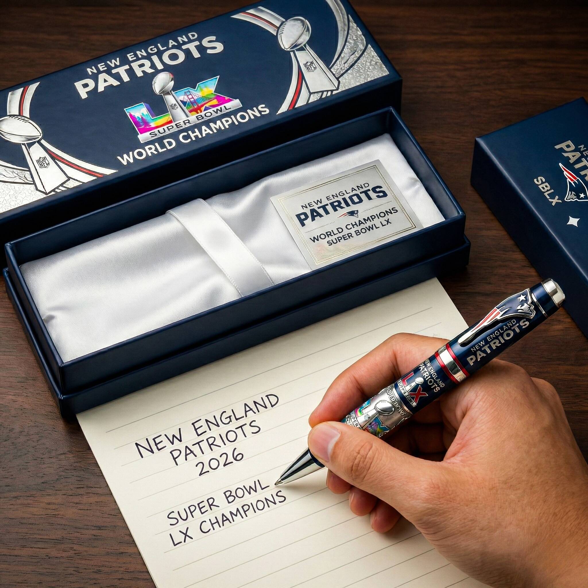 🏆New England Patriots – Super Bowl LX Champions Commemorative Pen ✍️