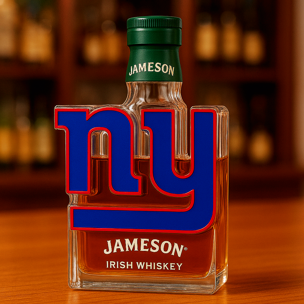 New York Giants Whiskey Bottle——100th Anniversary Edition