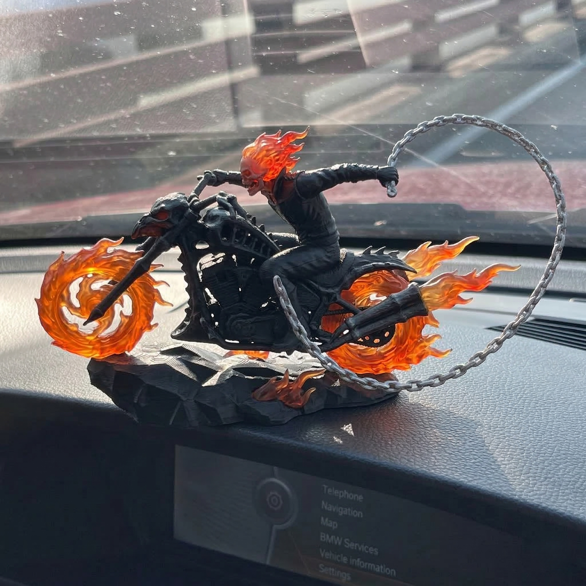Hellfire Rider Dashboard Ornament