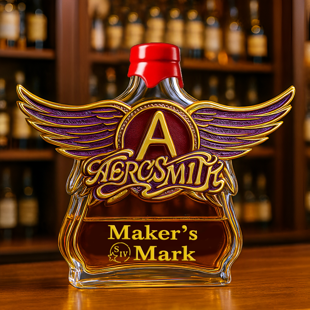 Aerosmith Whiskey Bottle