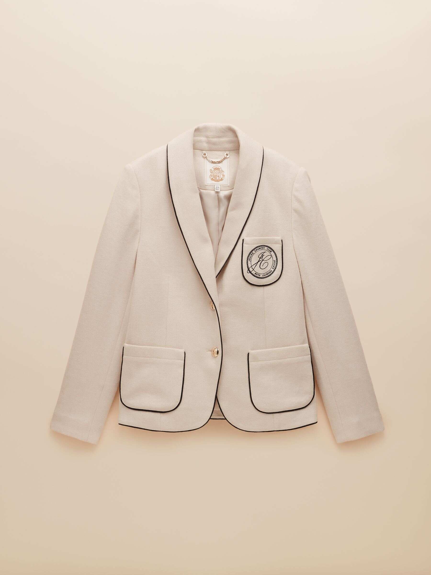 Hartley Oat Shawl Collar Blazer