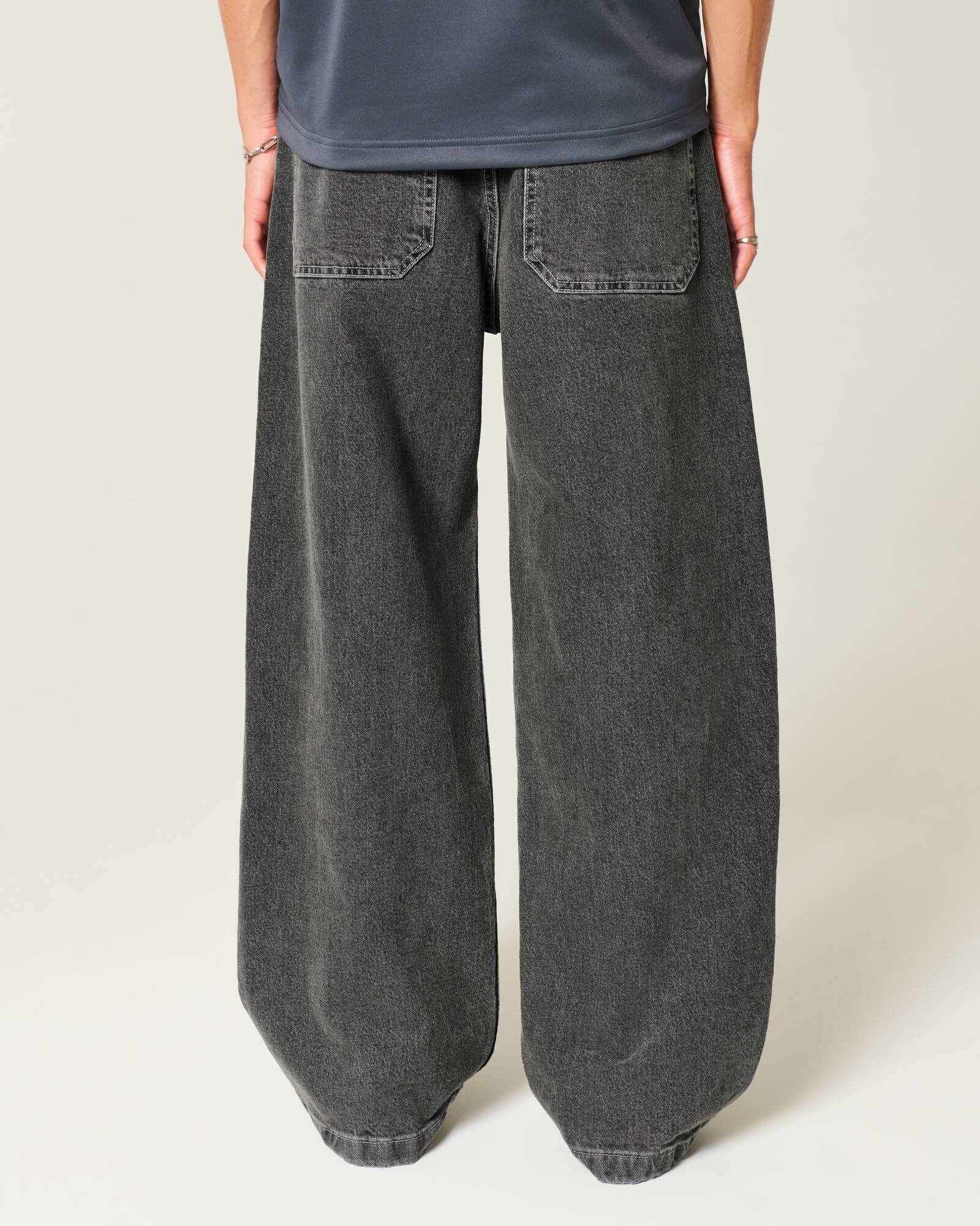 Medium Wash Super Baggy Jeans