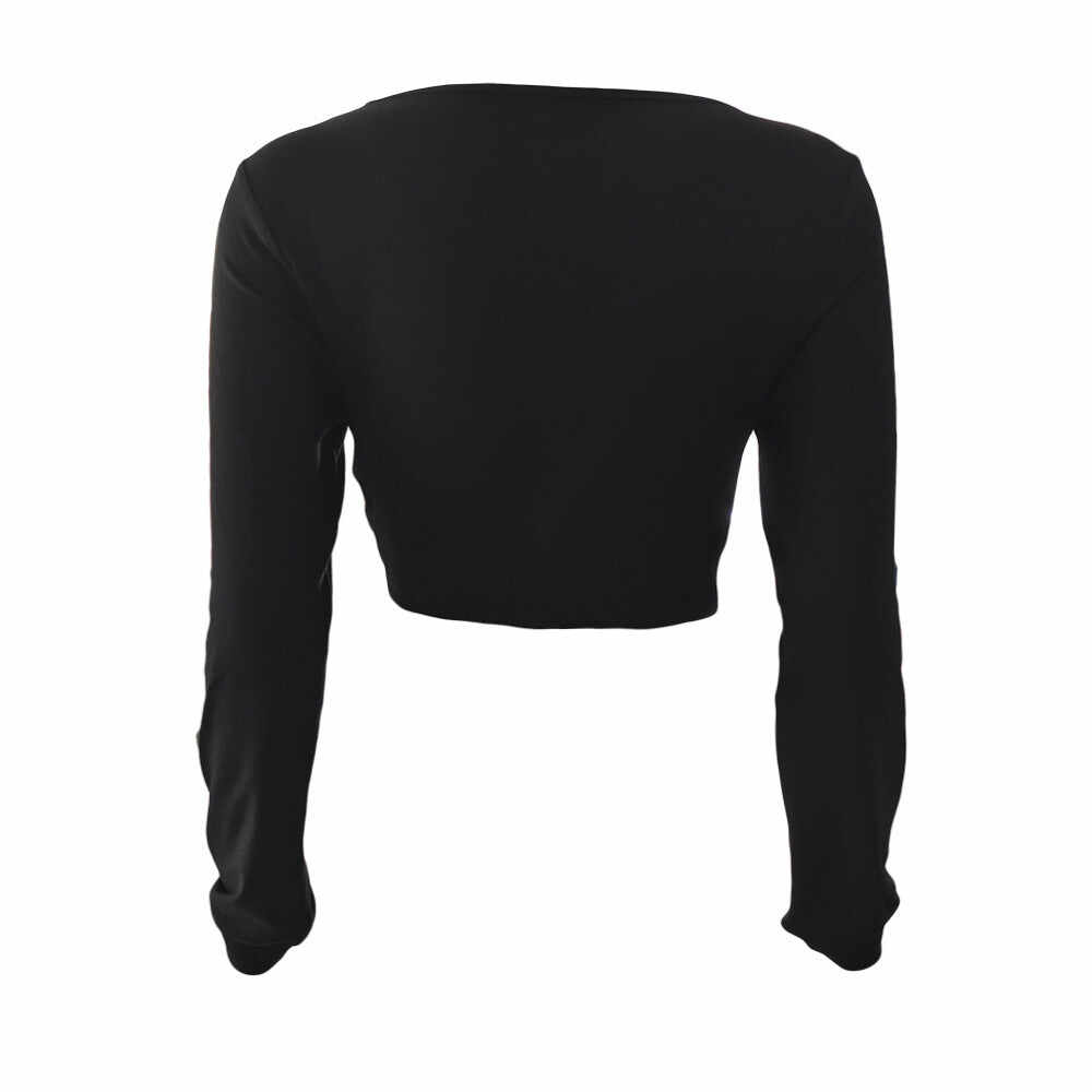 Women's New Short Sexy Solid Color Drawstring Top