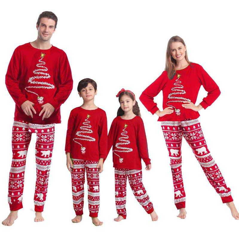 Christmas Pajamas Matching Family Pjs Set