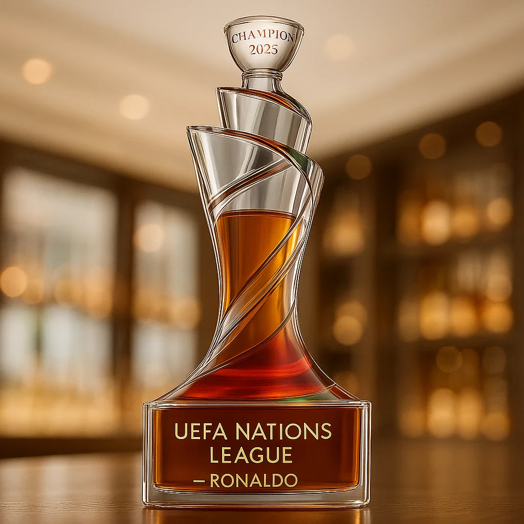 2025 UEFA Nations League Champion Whisky Bottle
