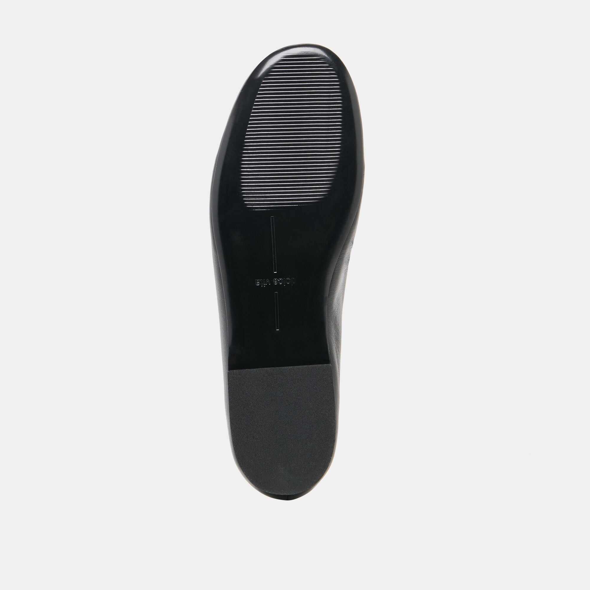 PAZEY BALLET FLATS BLACK LEATHER
