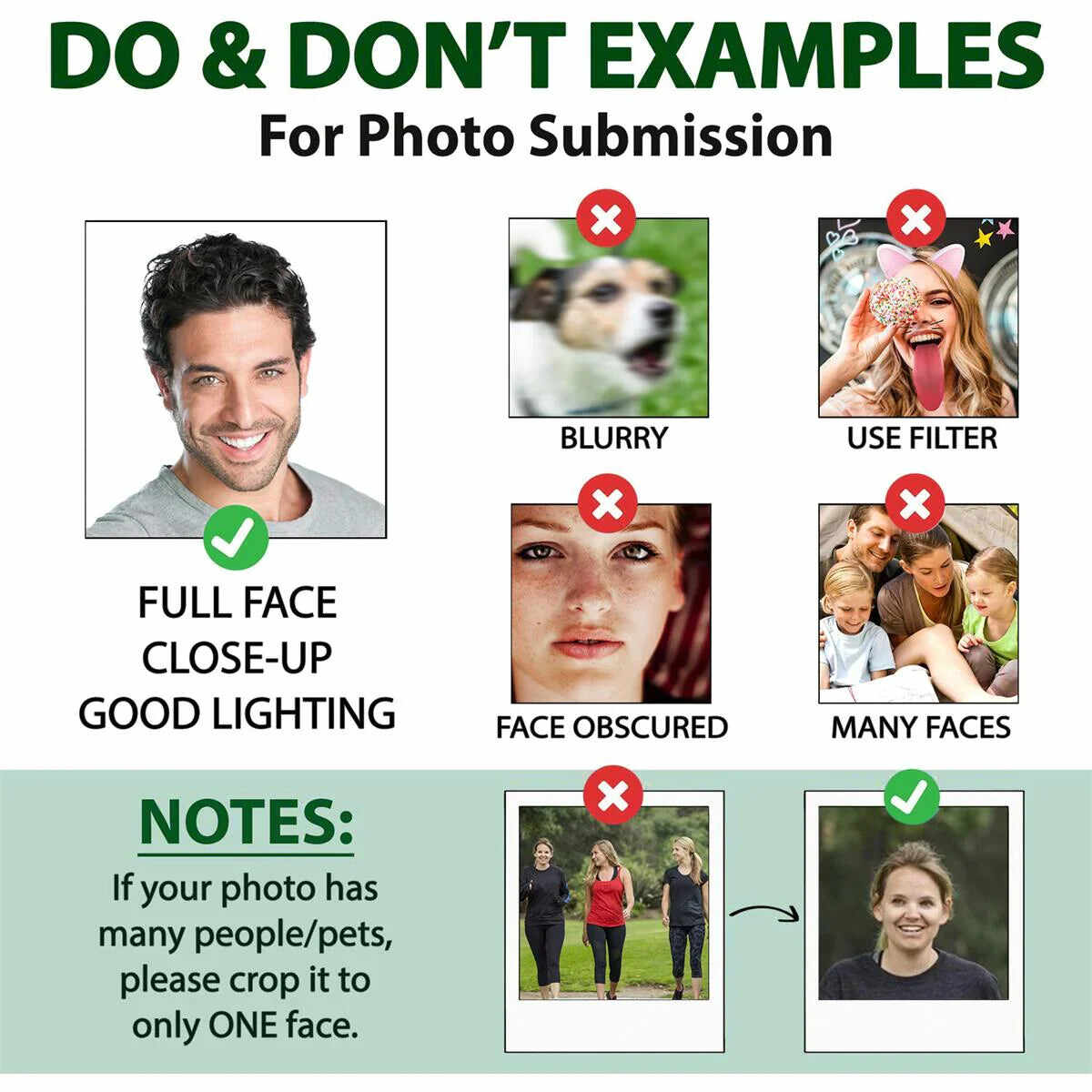 National Parents' Day❤Custom Photo Laser Engraved Crystal Necklace, Valentine's Day, Mother's Day, Memorial Gift