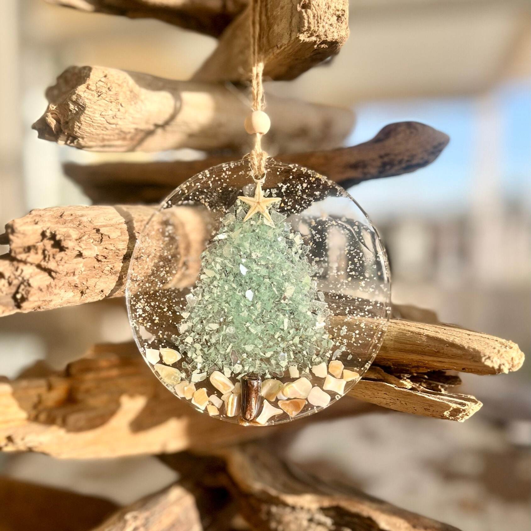 🌲Coastal Christmas Ornament