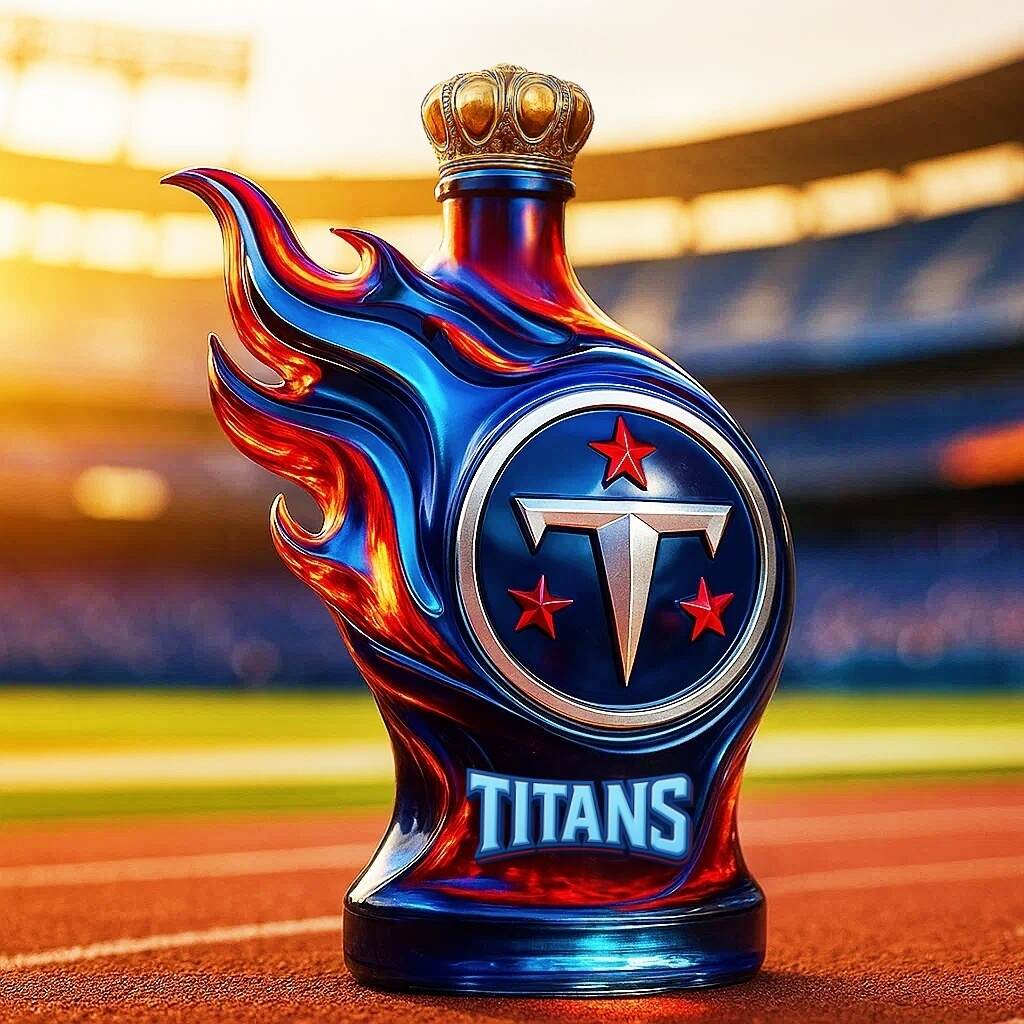 Tennessee TitansTennessee Titans Whiskey Bottle