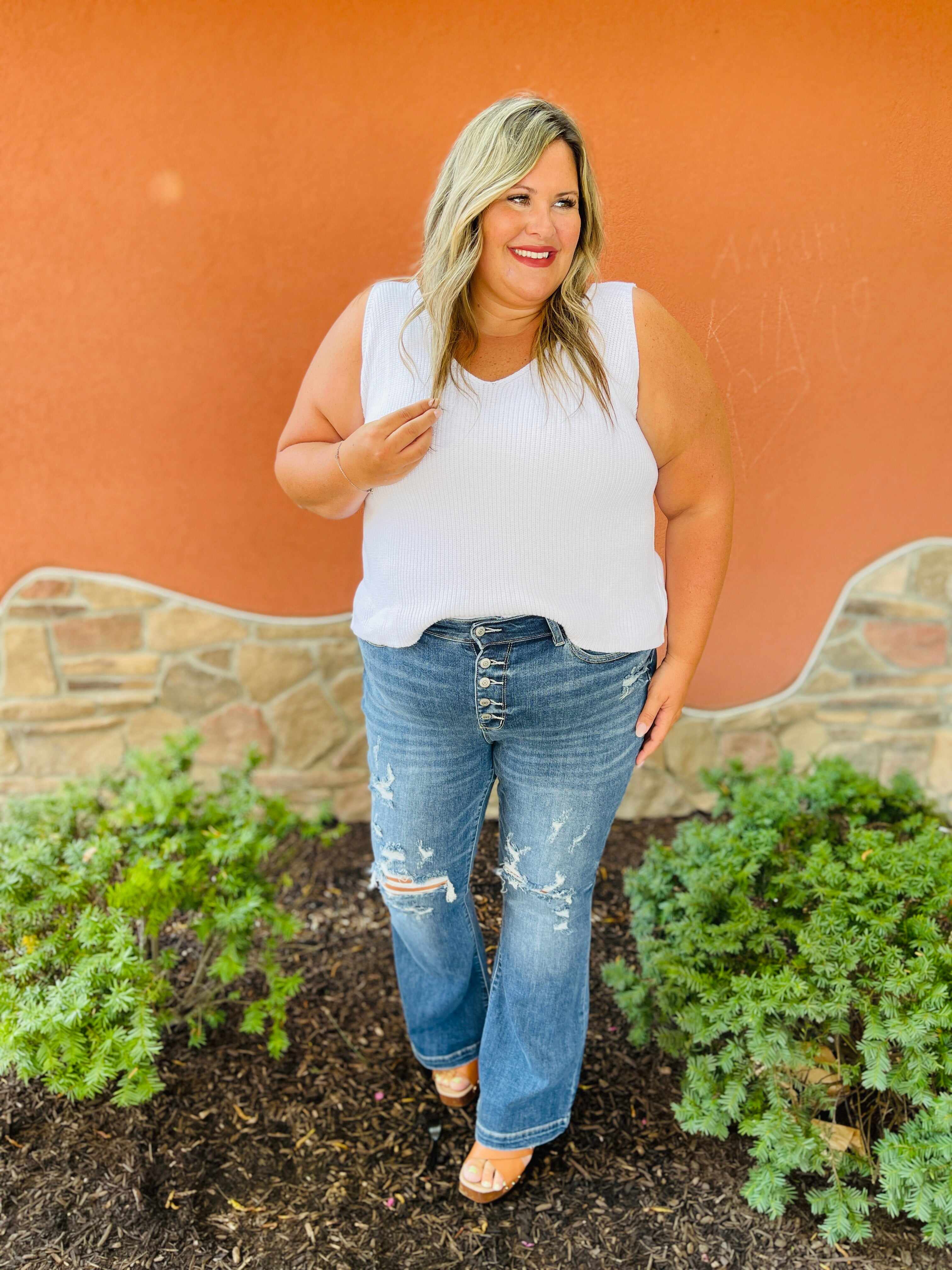RESTOCK! Plus/Reg Let's Go Girls Flare Jeans