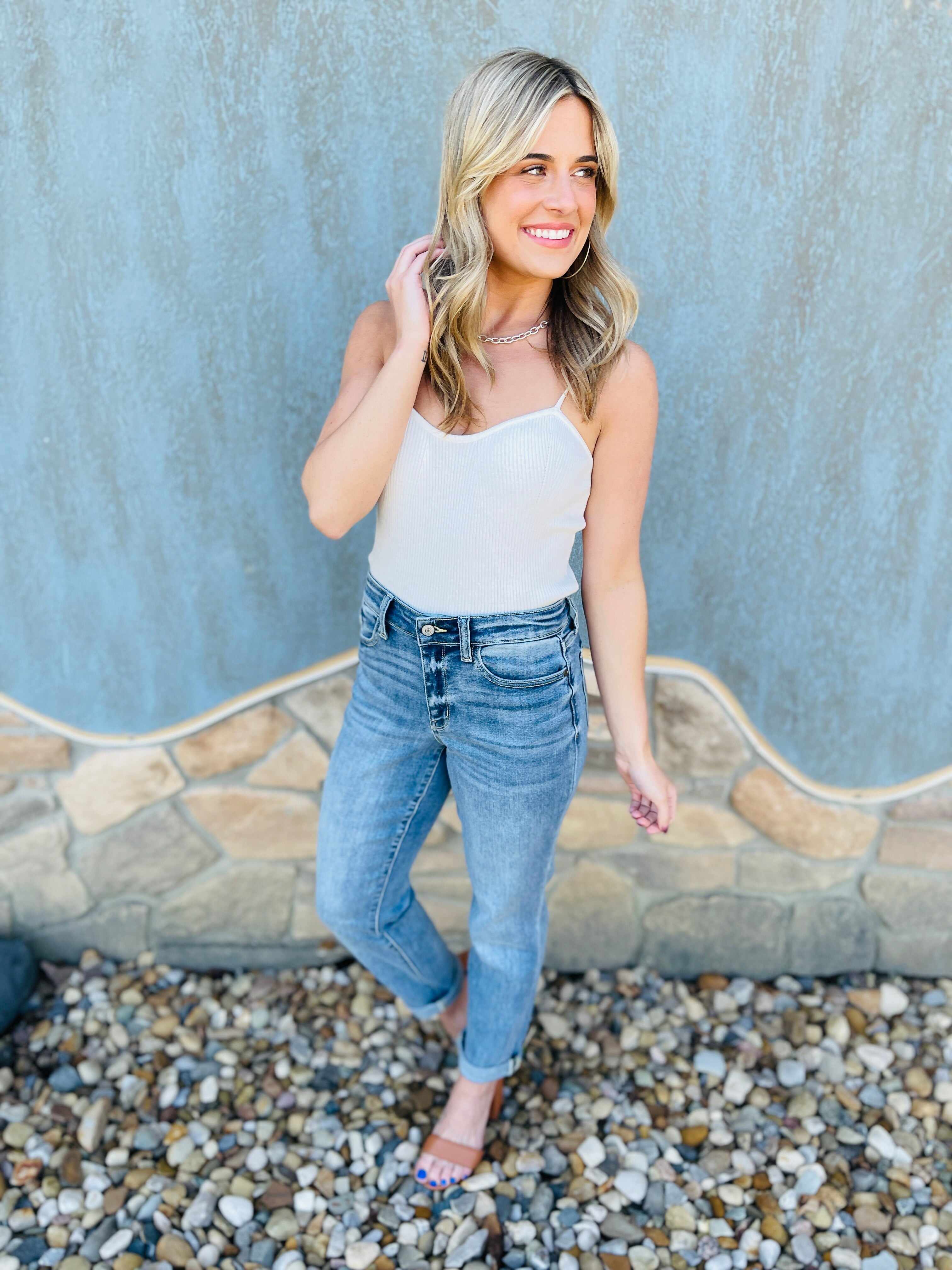 RESTOCK!  Reg/Curvy The Bleach Boys Nondistressed Boyfriend Jeans--Multiple Washes!