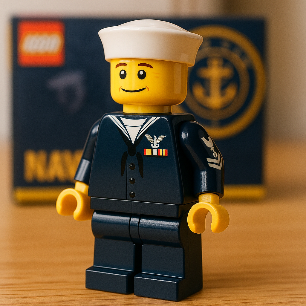 Veterans Tribute Building Block Minifigure