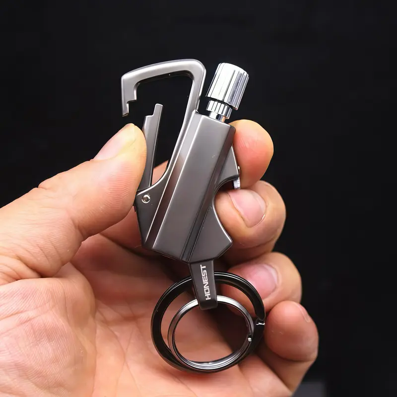 ✨LAST DAY 69% OFF - Permanent Match Infinity Lighter with Multitool Keychain Bottle Opener