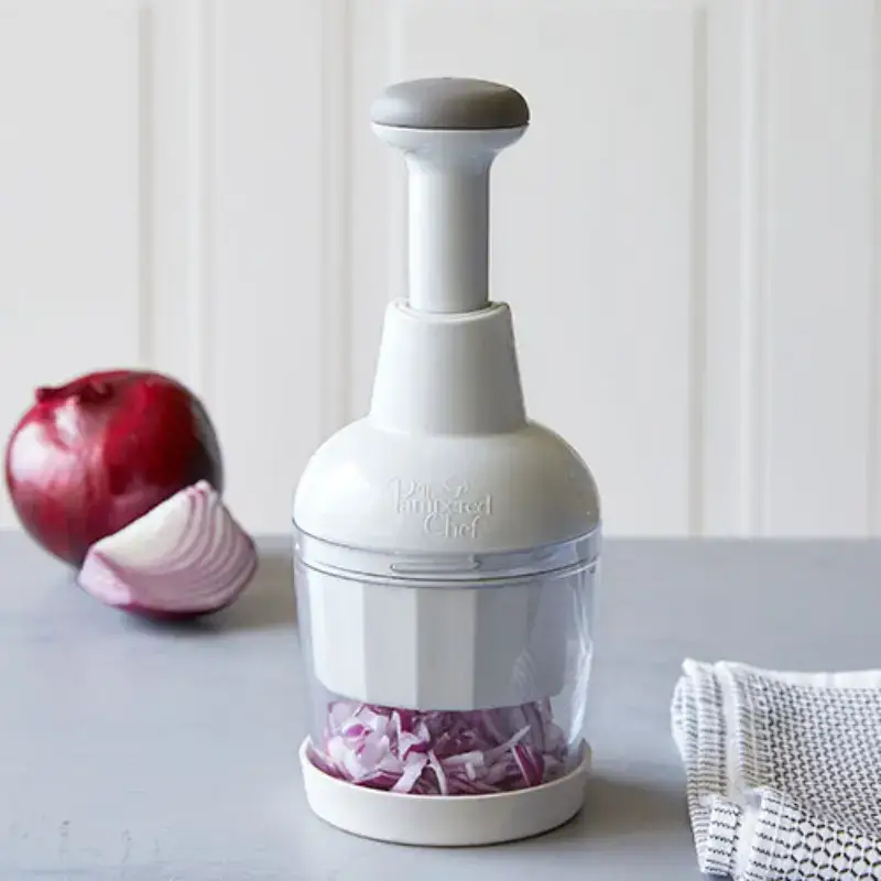 Kitchen Fruit Utensil - Pampered Chef Food Chopper - Dishwasher Safe & Clear Design