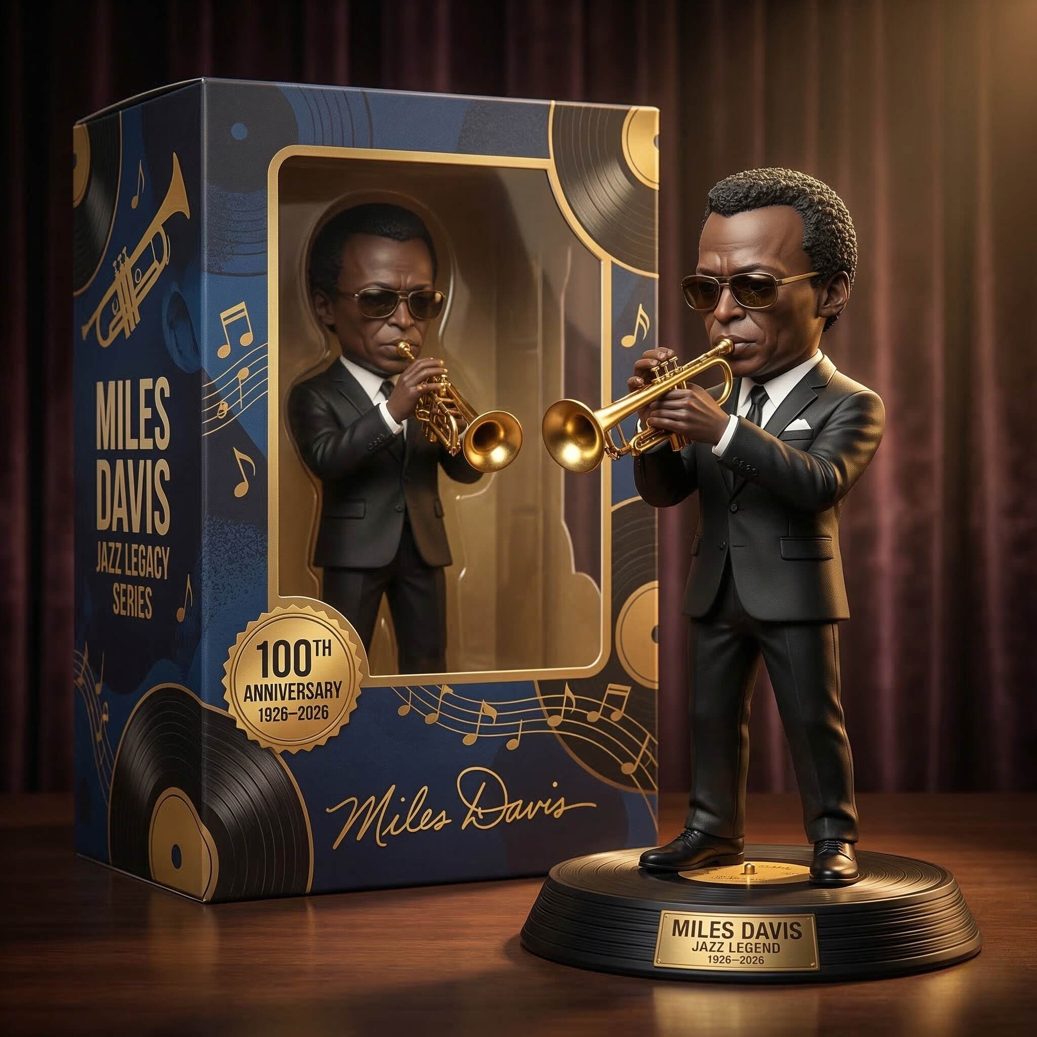 Miles Davis 100th Anniversary Jazz Legacy Collector Statue