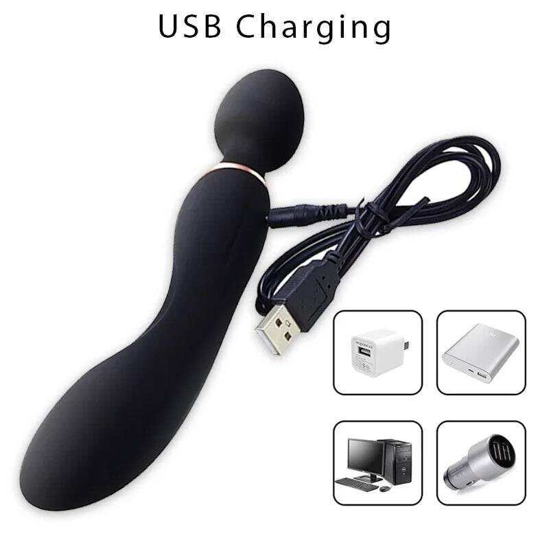 Powerful Magic Wand Vibrator for Women – Clitoral & Body Massage