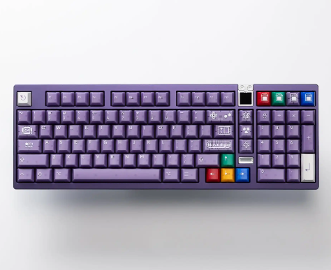 Ready to Use KBD8X MKIII Keyboard With PBTfans Touching Grass