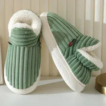 New Fur Slippers For Women Men Winter Furry Fashion Warm Ankles Plush Cozy Slides
