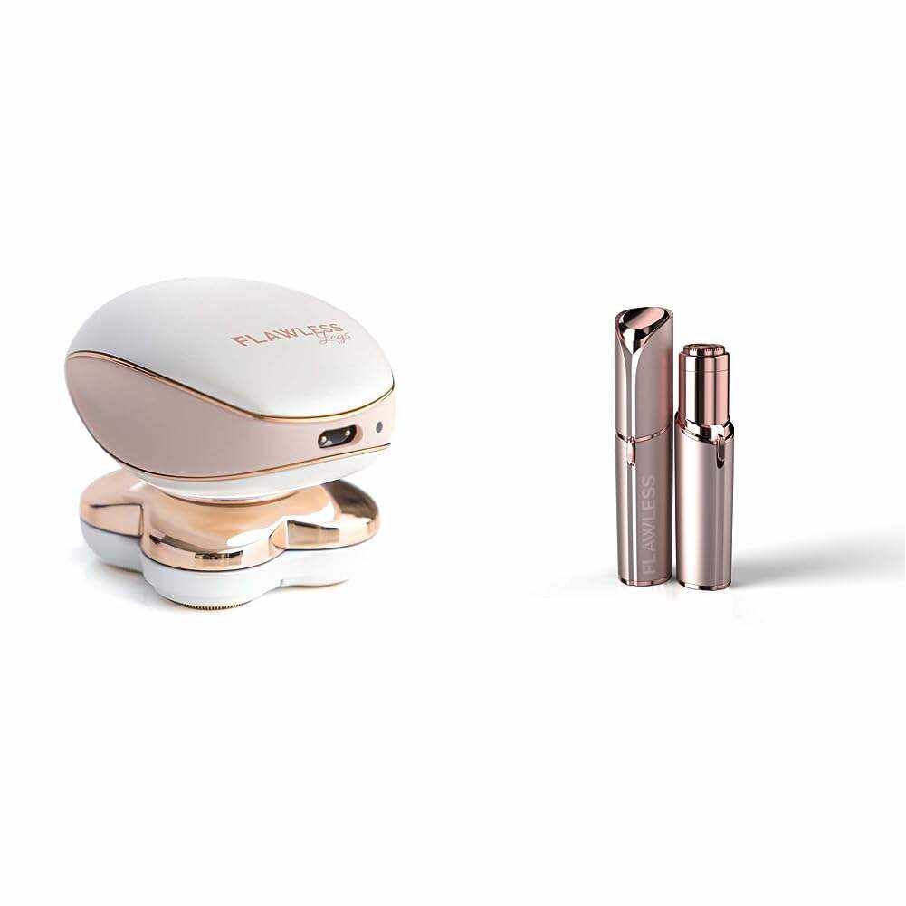 Finishing Touch Flawless Legs, Leg Hair Remover for Women, Electric Razor for Women with LED Light for Instant and Painless Leg Hair Removal