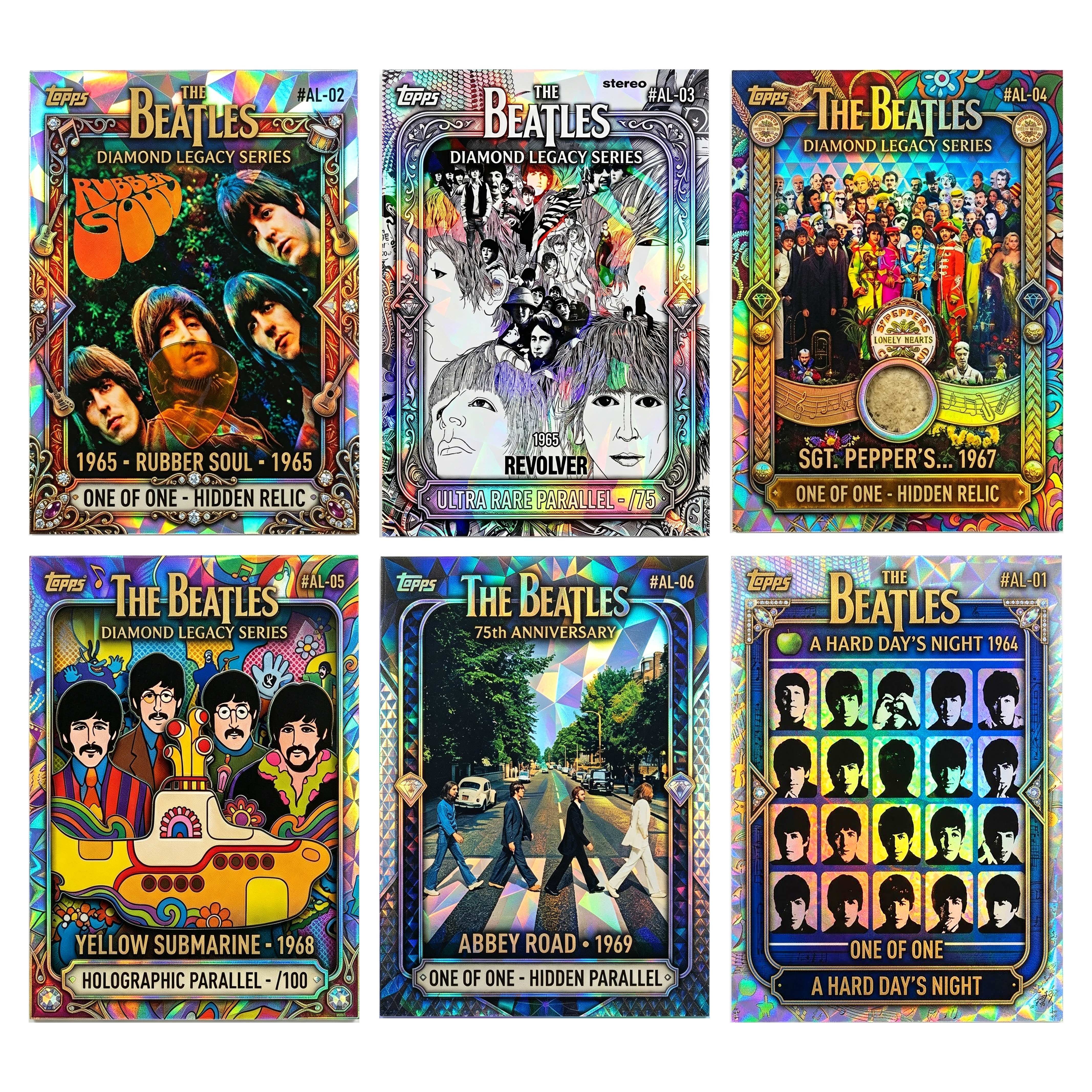 ✨The 75th Anniversary of The Beatles cards set(1950 - 2025)