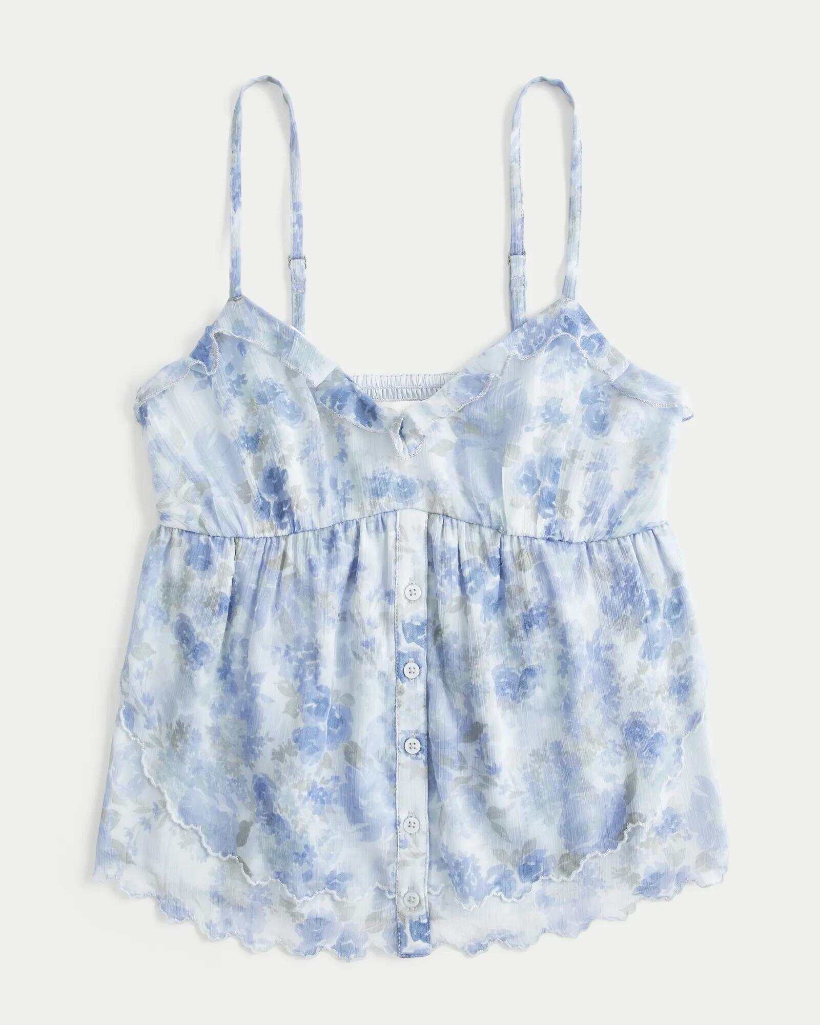 Easy Chiffon Babydoll Top