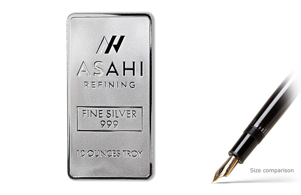 10 oz Asahi Silver Bar