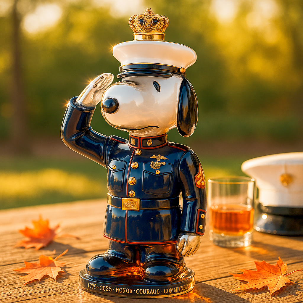 SNP Marine Corps Whiskey Bottle