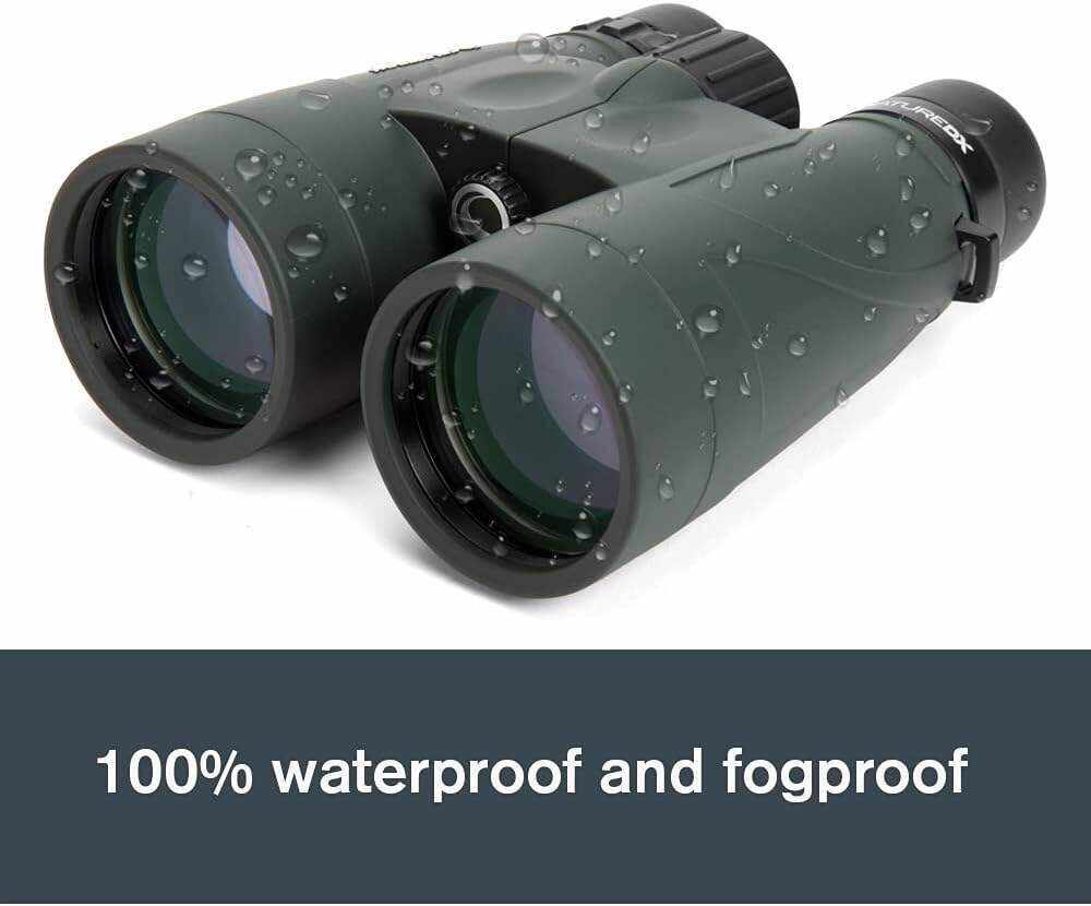 Celestron – Nature DX 10x56 Binoculars – Outdoor and Birding Binocular – Fully Multi-coated with BaK-4 Prisms – Rubber Armored – Fog & Waterproof Binoculars – Top Pick Optics