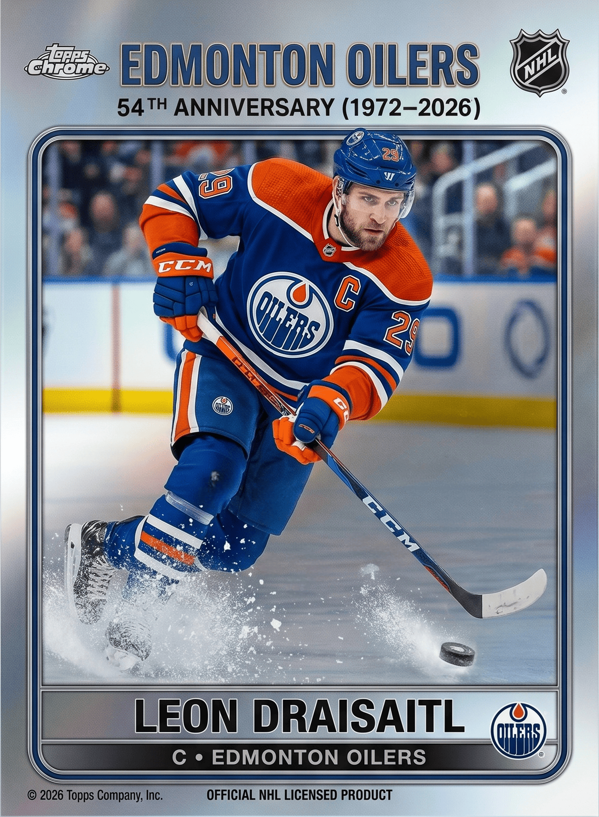 2026 Edmonton Oilers 54th Anniversary Hobby Box