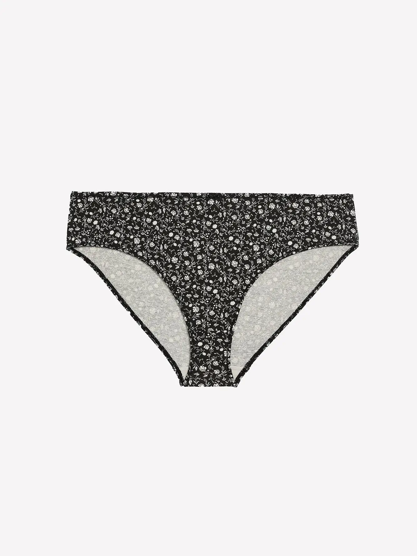 Floral High-Cut Brief with Bow - ti Voglio