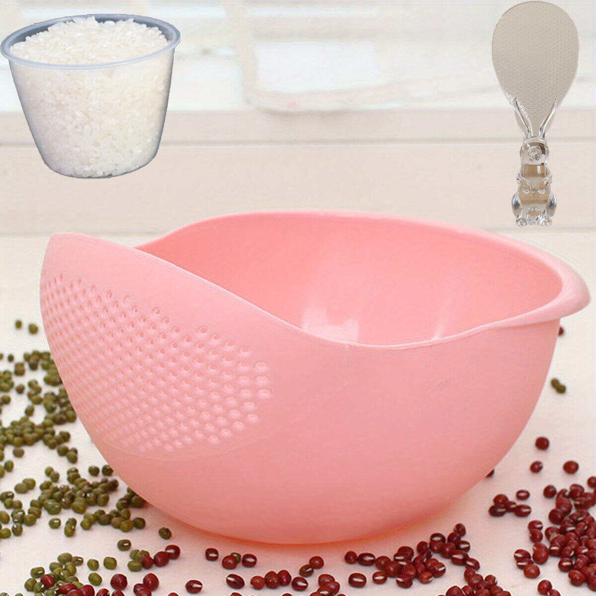 1pc/2pcs/3pcs Multi-Functional Kitchen Washing Basket Basin - Drain Water, Wash Rice, Perfect For Cleaning Vegetables And Fruits, And More With Convenient Features - Ideal For Various Uses And Users, Kitchen Accessories