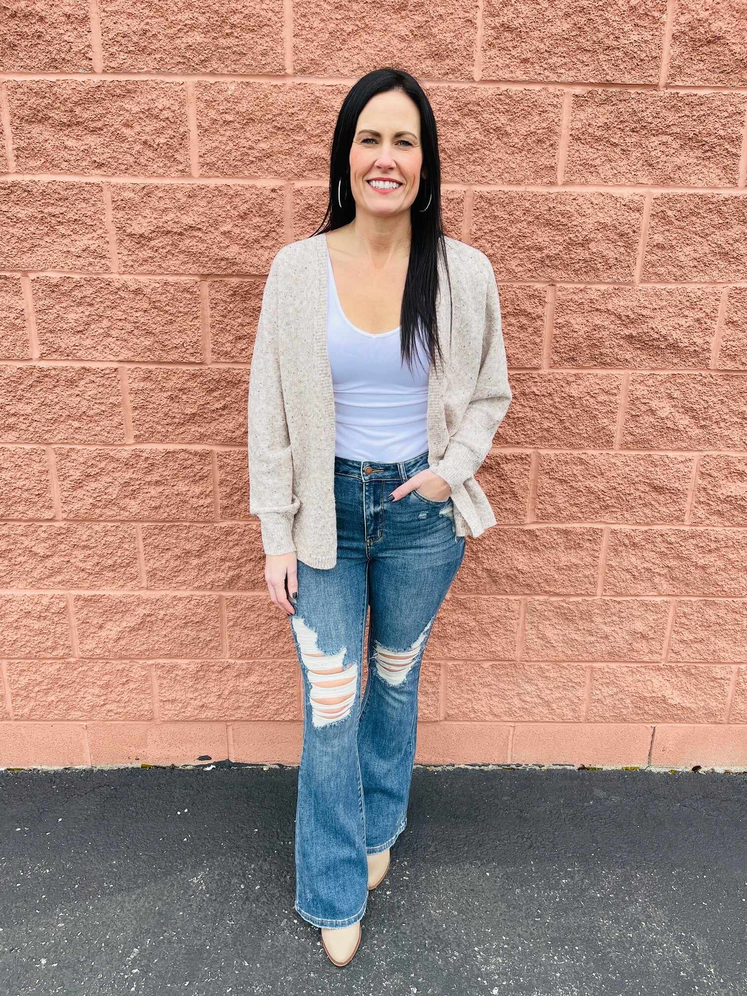 PLUS/REG Flare to There Flare Jeans