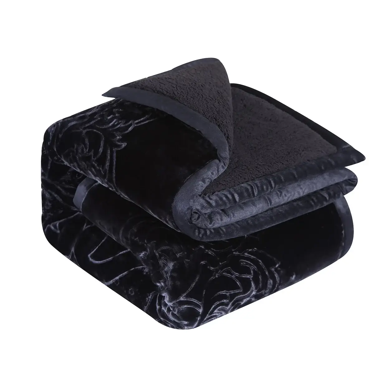 Fleece/ Sherpa Down Alternative 3-piece Comforter Set