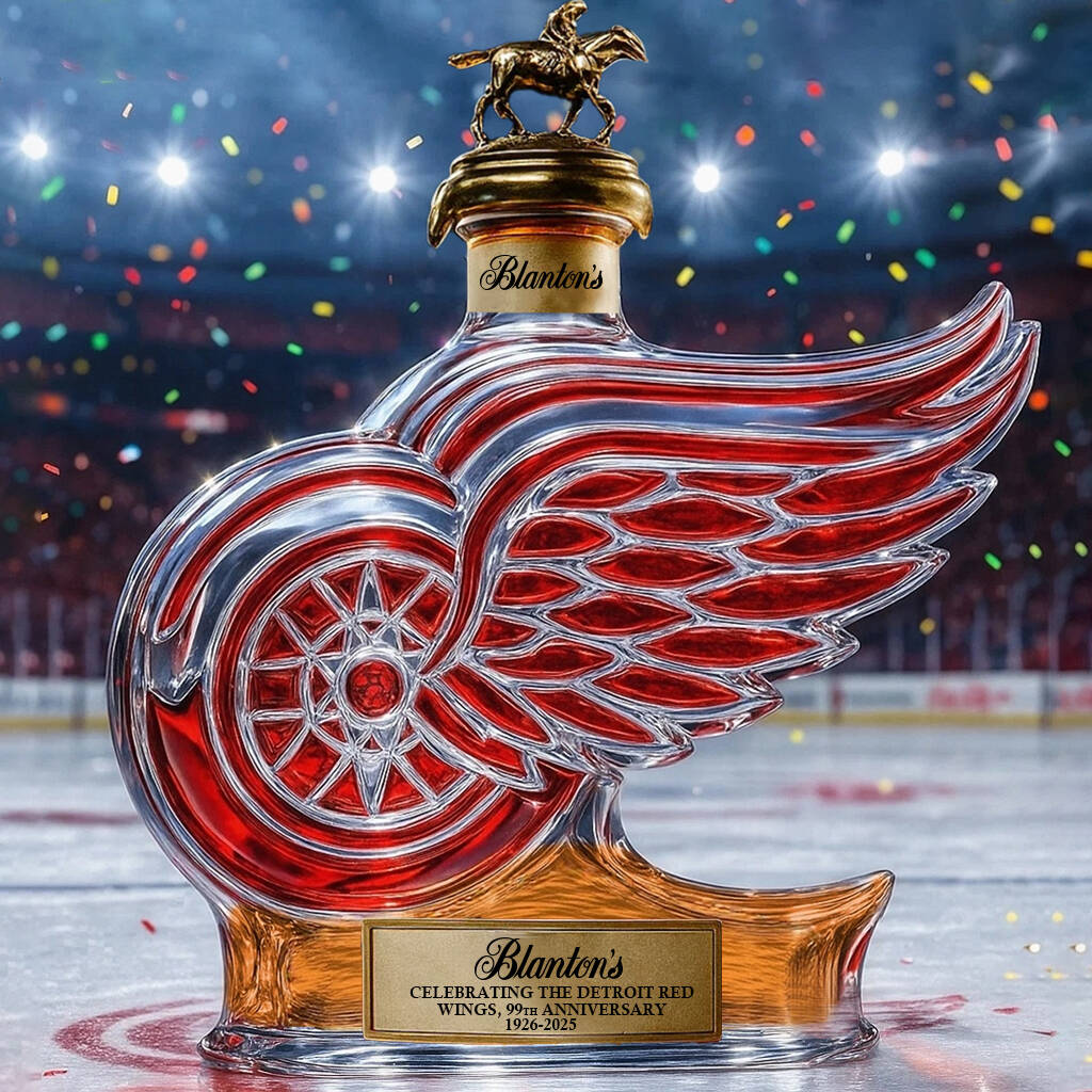 Detroit Red Wings 99th Anniversary Whisky Collector's Edition Bottle