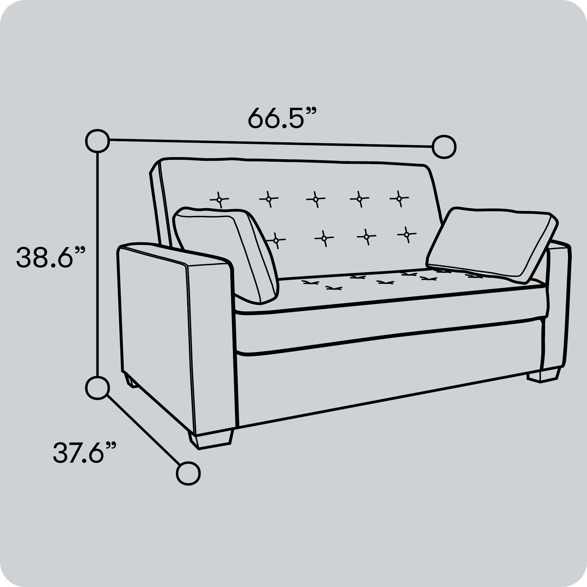 Serta Monroe Full Size Convertible Sleeper Sofa with Cushions