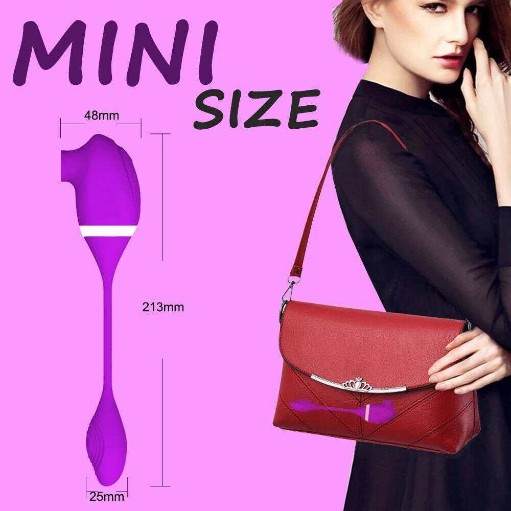 2-in-1 Clitoris Sucking & Vibrating Egg: Powerful Stimulator for Women
