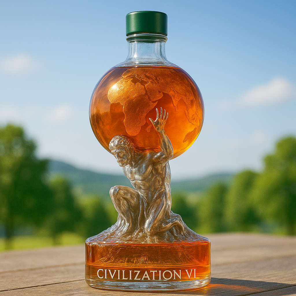 Sid Meier's Civilization VI Whiskey Bottle