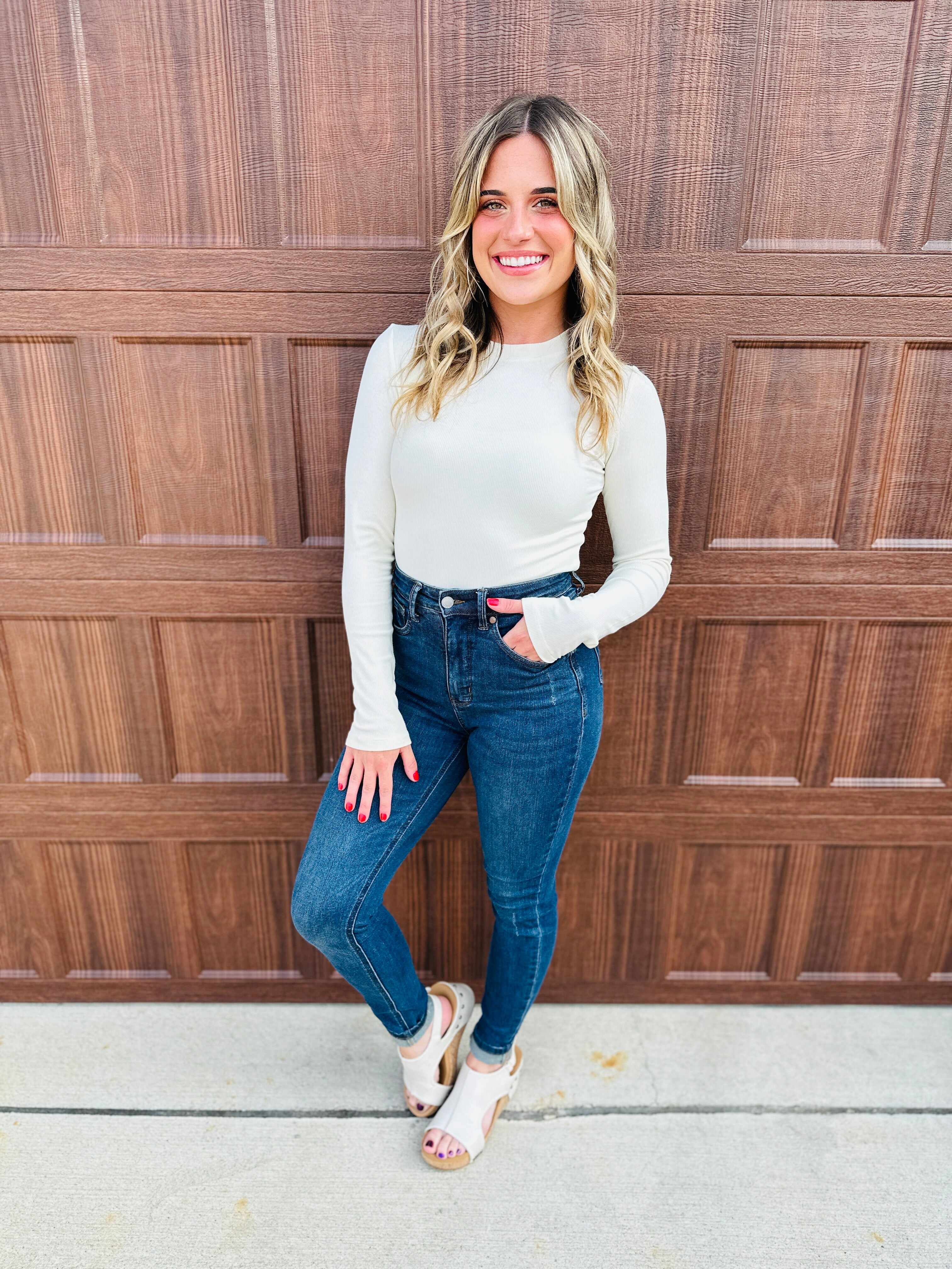 REG/CURVY Triple Trouble Tummy Control and Butt Lifting Skinny Jeans