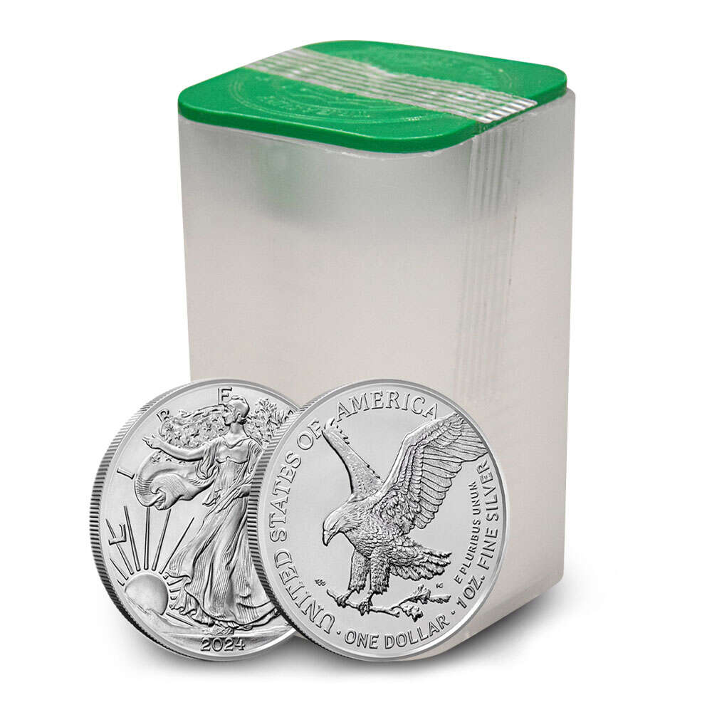2024 $1 1-oz Silver Eagle BU 20-Coin Roll