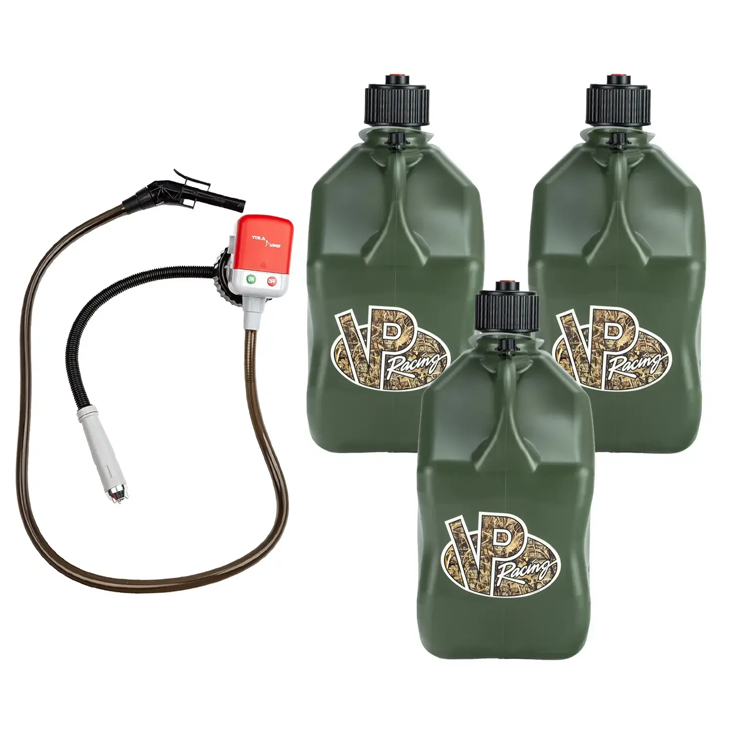 3 Pack Utility Fuel Jug With Fluid Transfer Pump Battery Powered Liquid Pump Outdoor Motorsport Portable Transfer Equipment